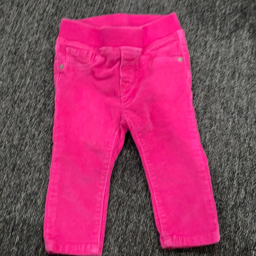 Baby Gap hot pink corduroy pants